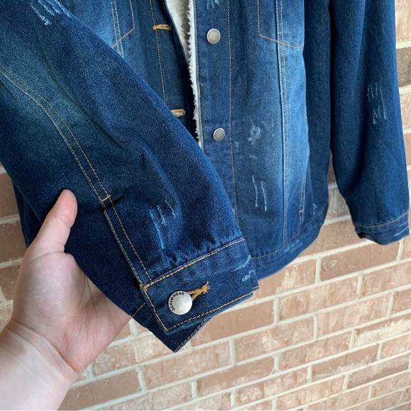Ashley Vintage Charm lined jean jacket // size medium - Picture 7 of 10